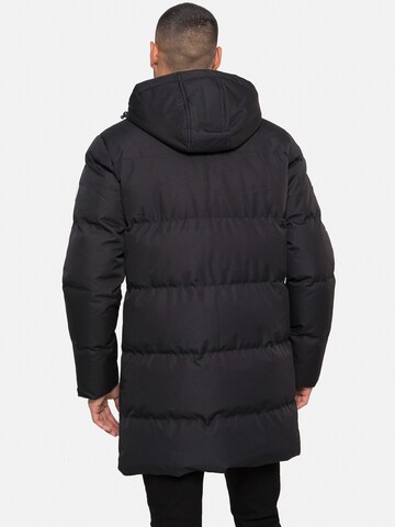 Threadbare Winter coat 'Tingley' in Black