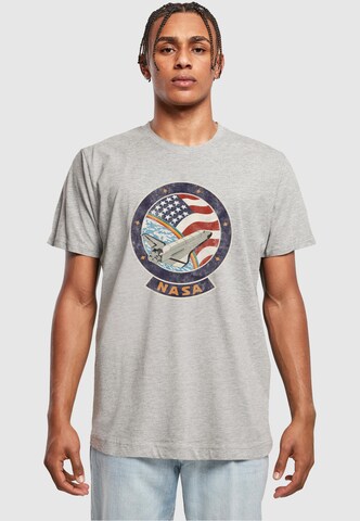 T-Shirt 'NASA - Faded' Merchcode en gris : devant