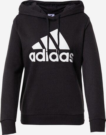 Felpa sportiva di ADIDAS SPORTSWEAR in nero: frontale