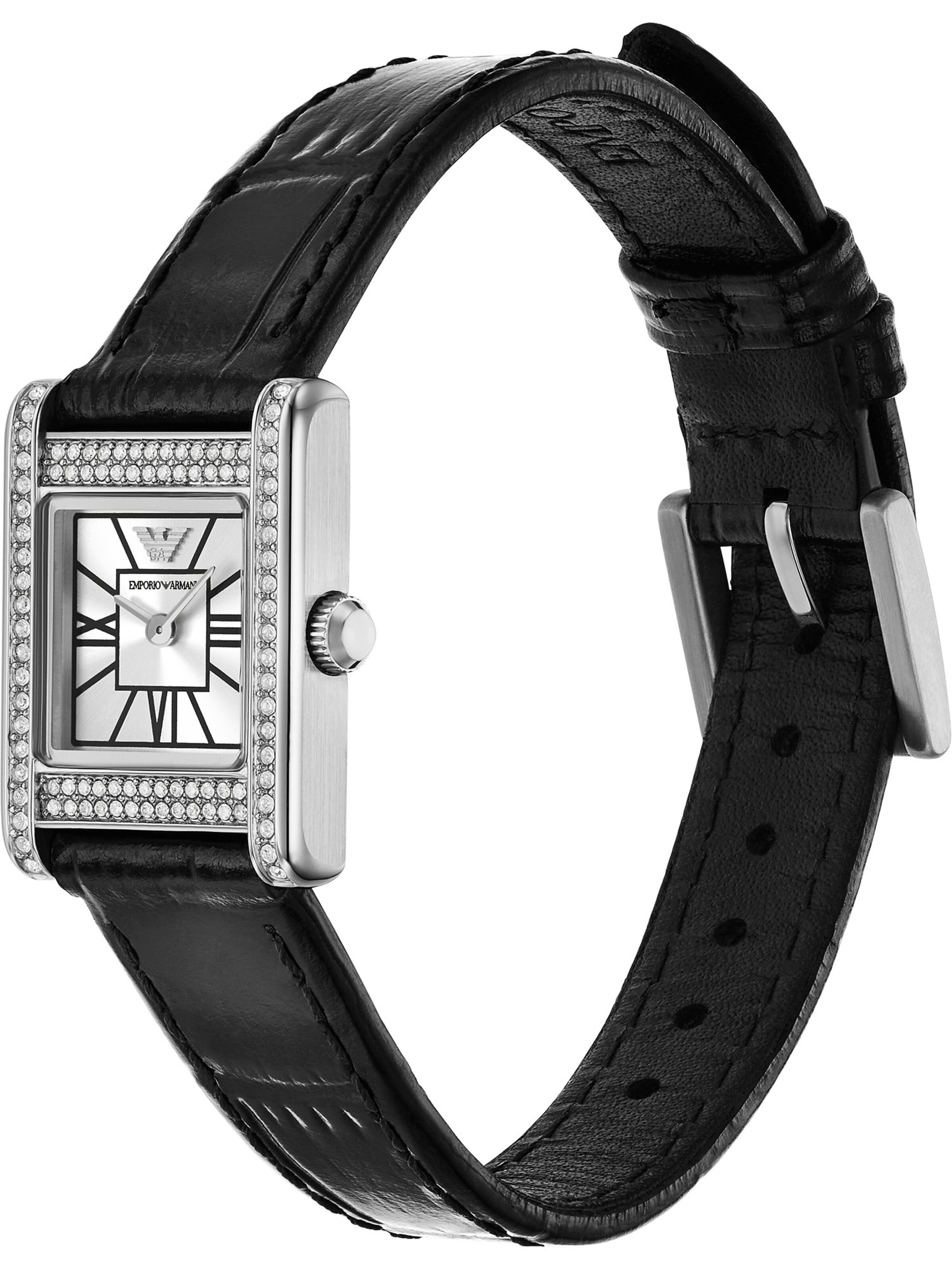 Emporio Armani Аналоговые часы в Черный