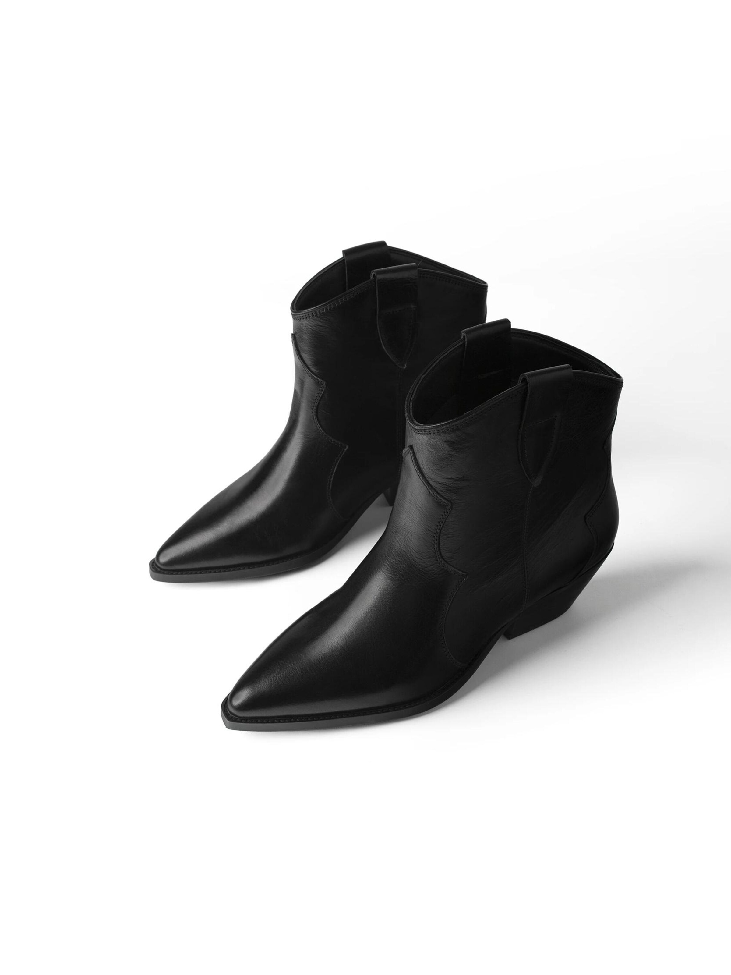 Cizme glezne 'NOTHING TO LOSE' de la L37 HANDMADE SHOES pe negru