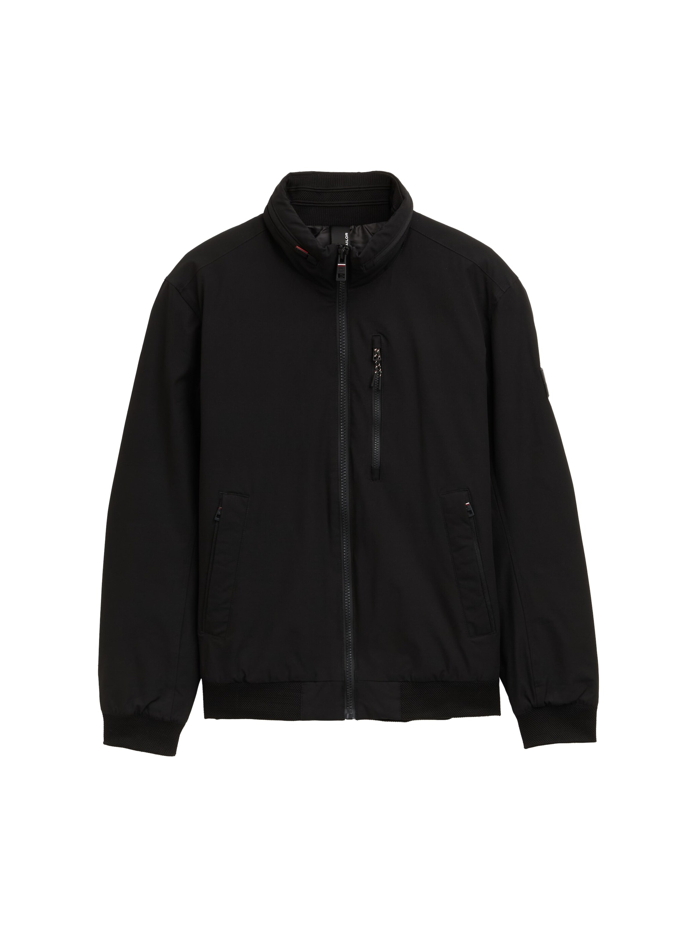 Veste mi-saison TOM TAILOR en noir : devant