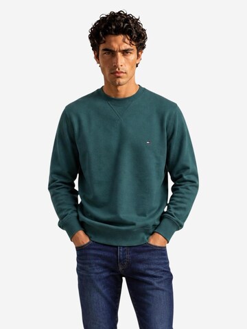 TOMMY HILFIGER - Sudadera 'ESS SEASONAL FLEECE MW0MW40000' en verde