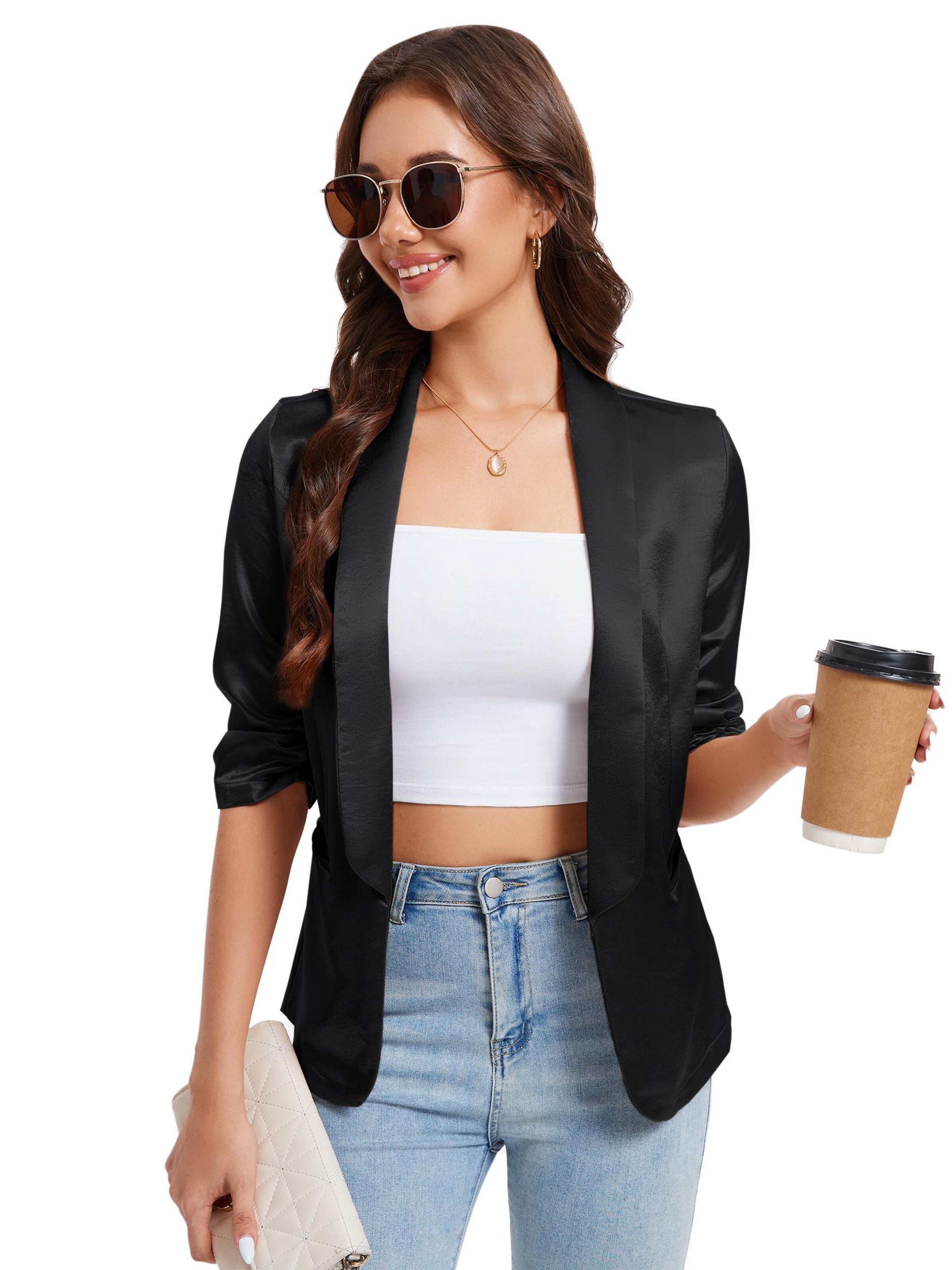 Yesfashion Blazer in Black