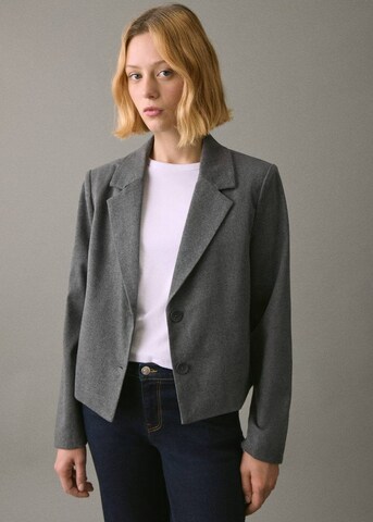 MANGO TEEN Blazer in Grey: front