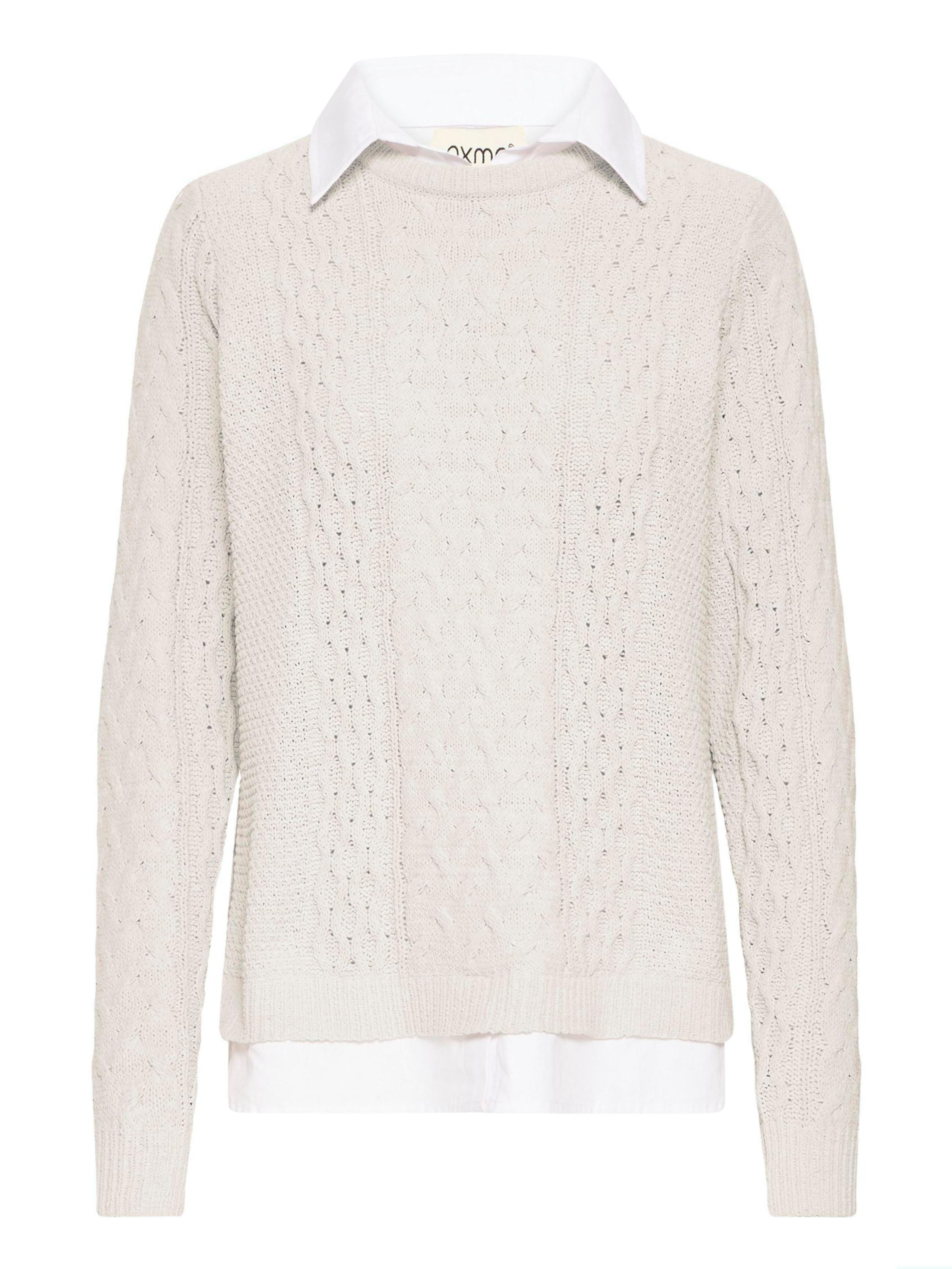 Oxmo - Jersey ' OXFSANVI PU 1 ' en beige: frente