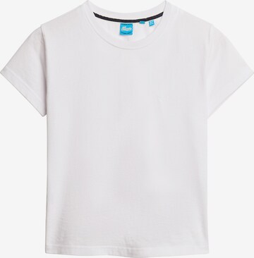 T-shirt Superdry en blanc : devant