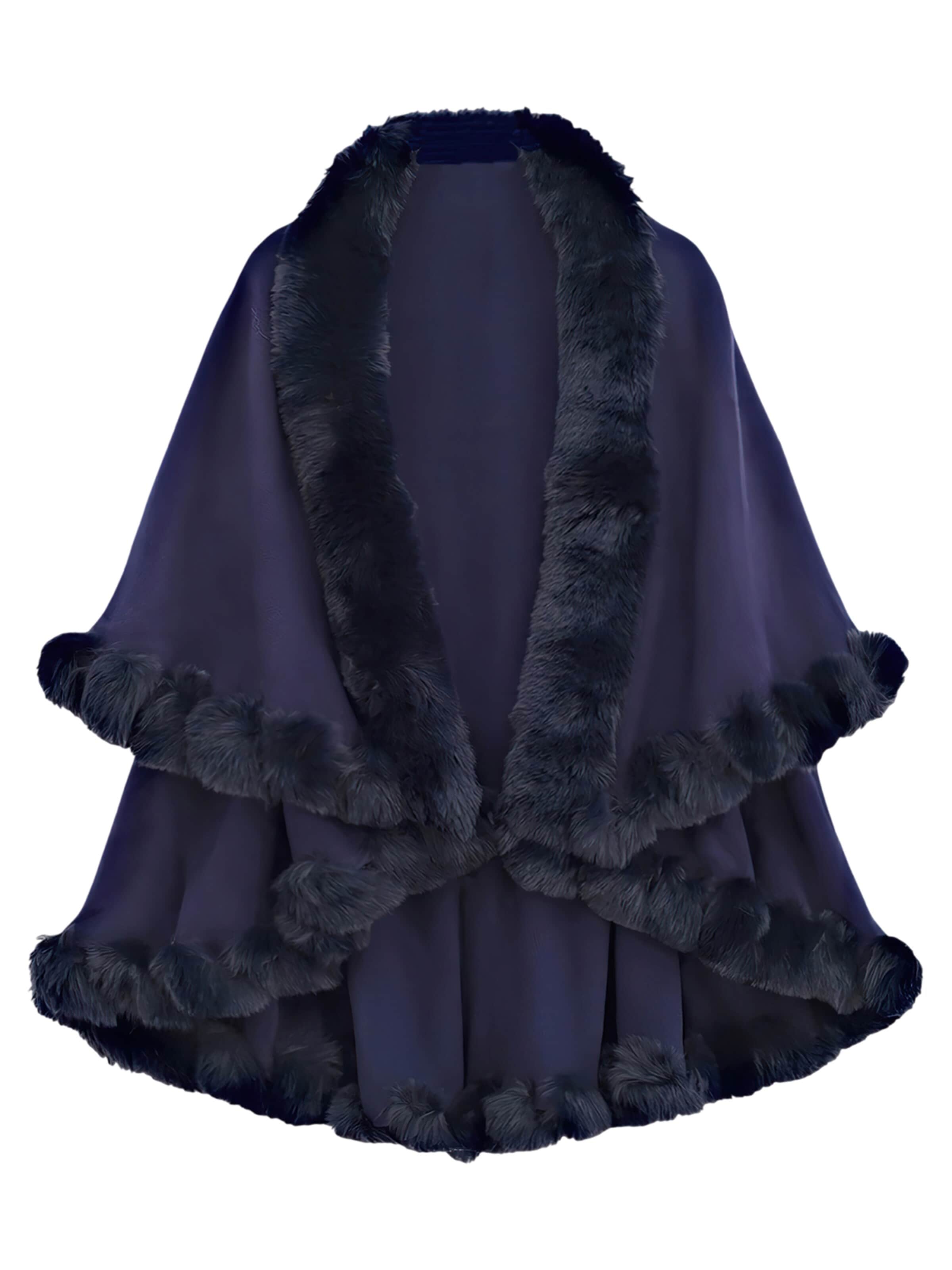 Magicshe Cape‌‌‌‌‌‌‌‌‌‌ in Blau: Vorderseite