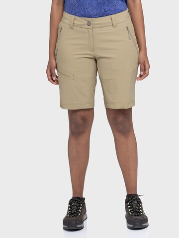 Schöffel Regular Outdoor trousers 'Toblach2' in Beige: front