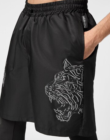 Plein Sport Skinny Sportbroek 'Tiger' in Zwart