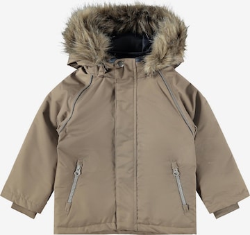 NAME IT Winter Jacket in Brown: front