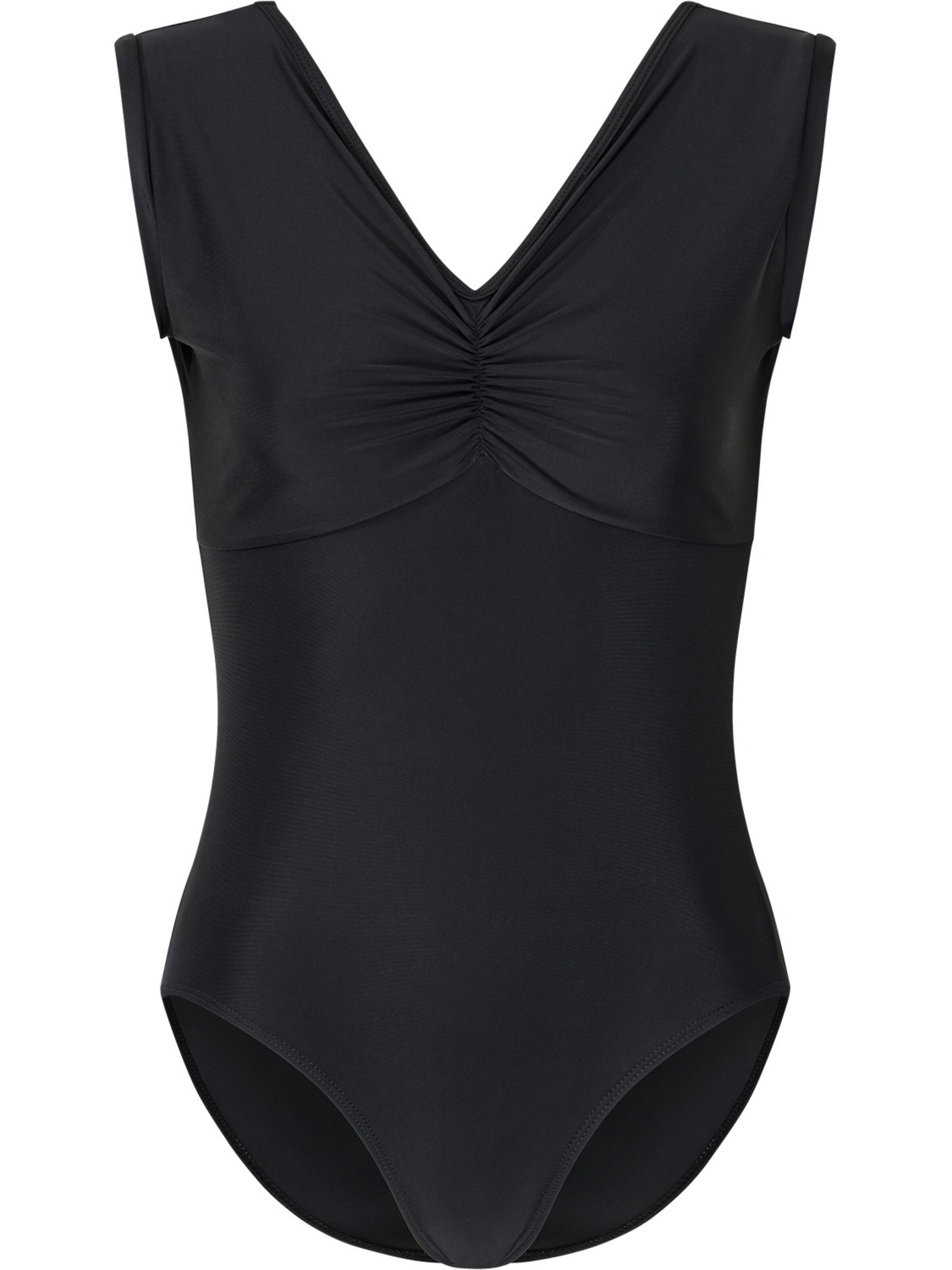 Tanzmuster Sportbody 'Gloria'‌‌‌‌ in Schwarz: Vorderseite