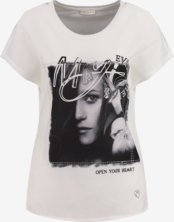 T-shirt 'MAGIC ' Key Largo en blanc : devant