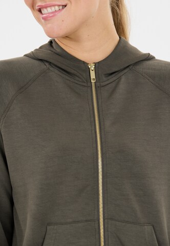 Athlecia Sweatjacke 'Jacey' in Grün