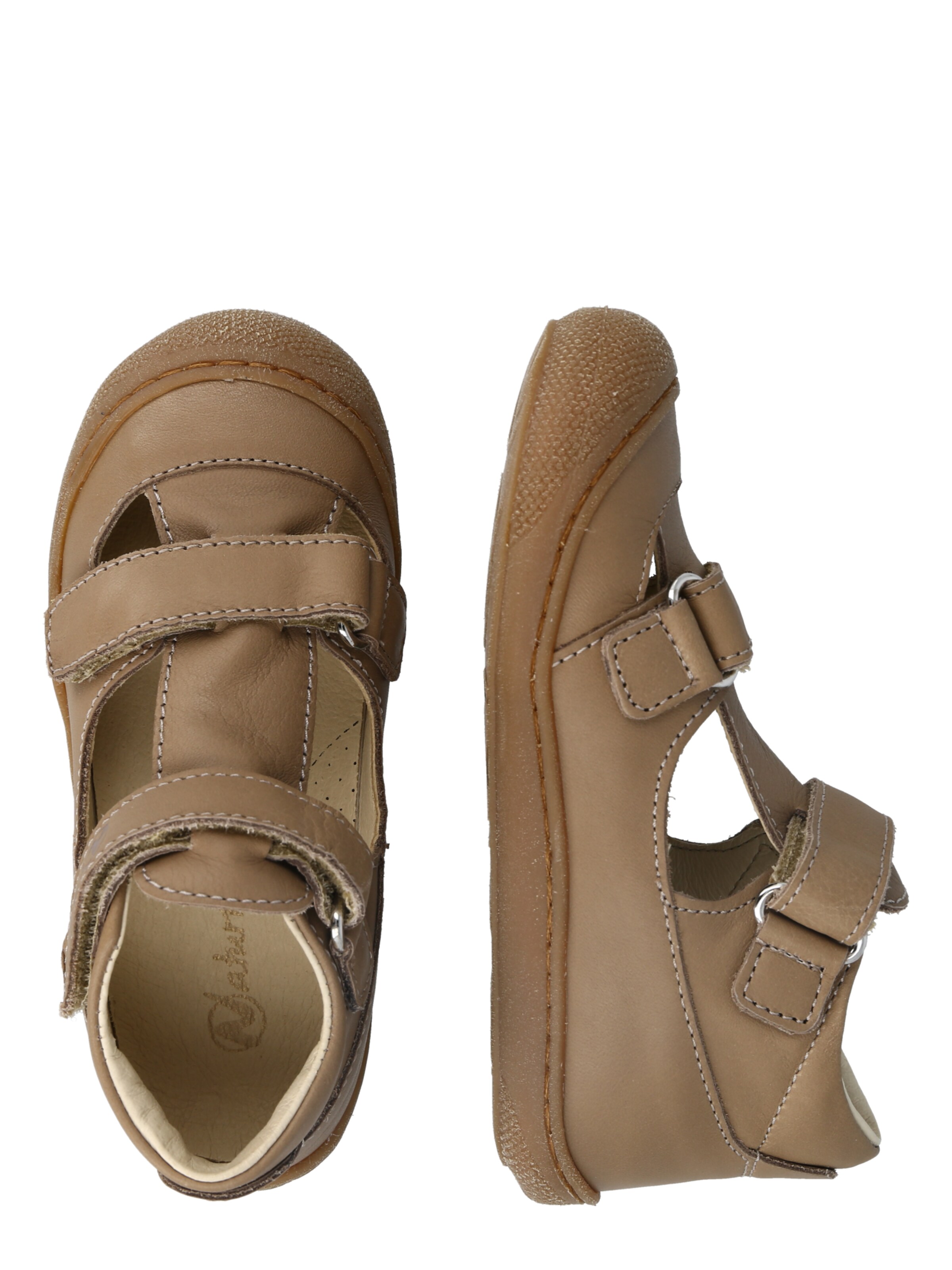 NATURINO Обувки за прохождане 'Puffy' в бежово