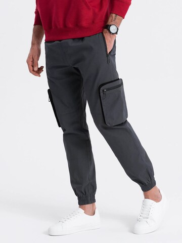 Ombre Tapered Trousers 'OM-PAJO-0135' in Grey