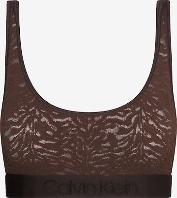 Calvin Klein Underwear Bra 'Intrinsic' in Brown: front