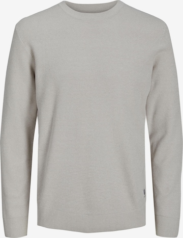 JACK & JONES Sweater 'WESLEY' in Grey: front