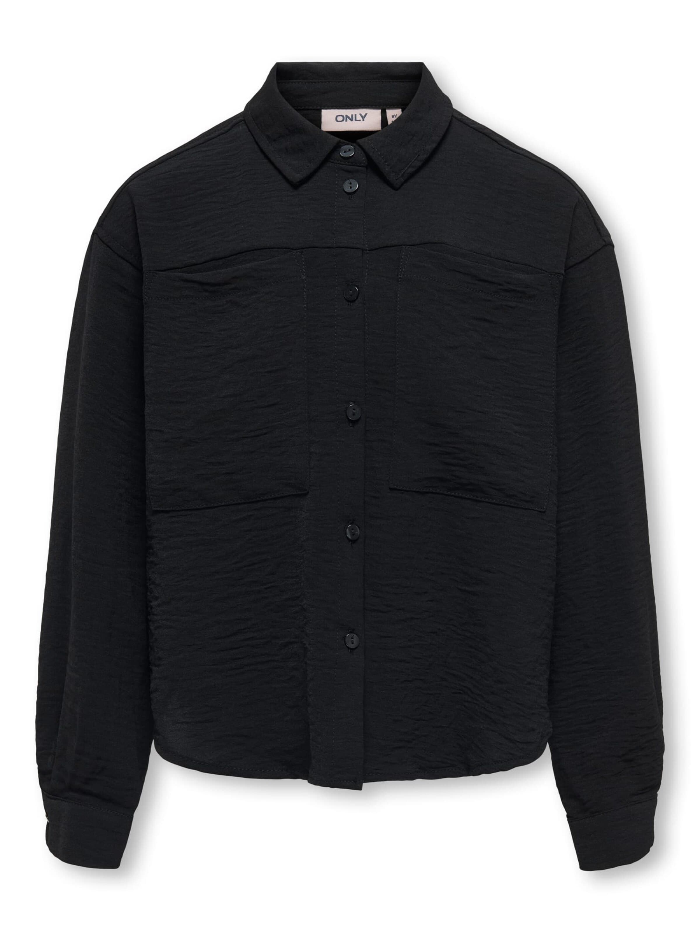 ONLY Blouse 'Mette' in Zwart: voorkant