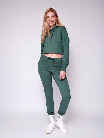 Fortex Fitness - Sudadera 'Essential Cropped Hoodie' en verde