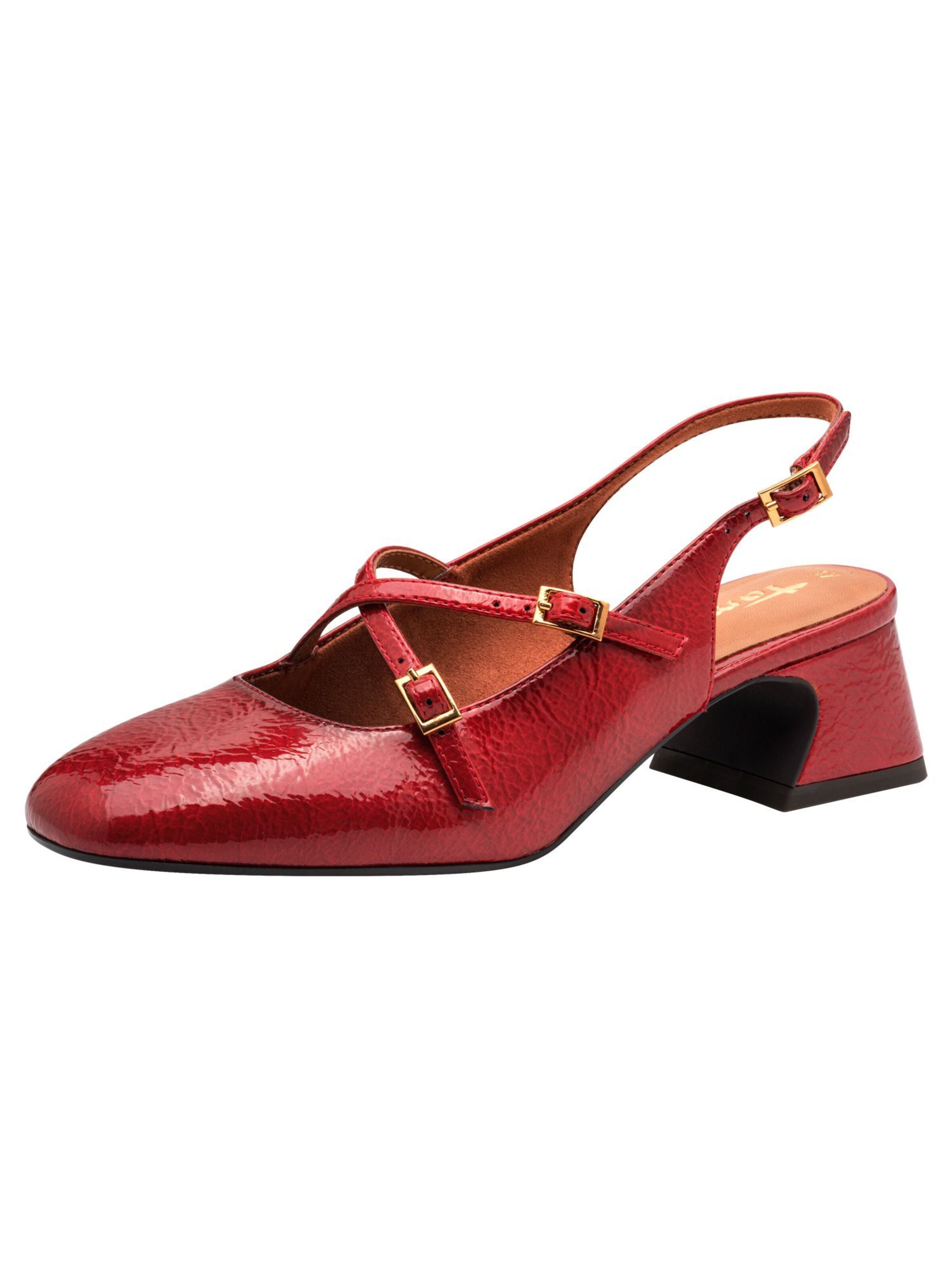 Tamaris Slingback pumps in Red: front