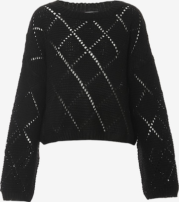 Sidona Pullover in Schwarz: Vorderseite