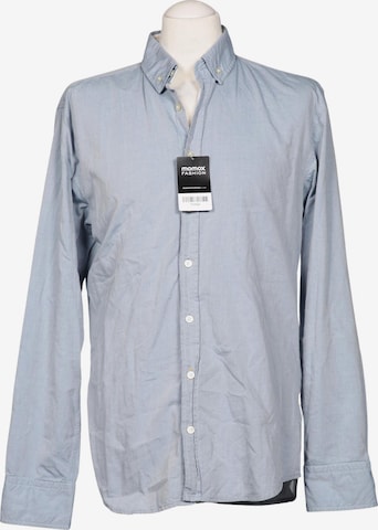 BOSS Orange Hemd XL in Blau: Vorderseite