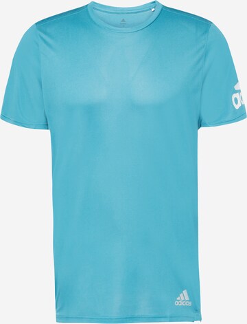 ADIDAS SPORTSWEAR Toiminnallinen paita 'Run It' värissä sininen: edessä