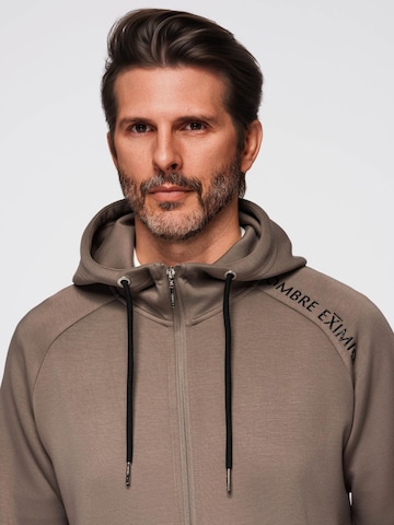 Veste de survêtement Ombre en marron