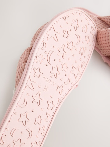Pantoufle Next en rose