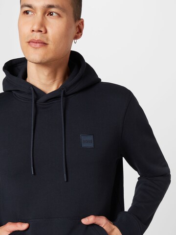 BOSS Sweatshirt 'Wetalk' in Blau