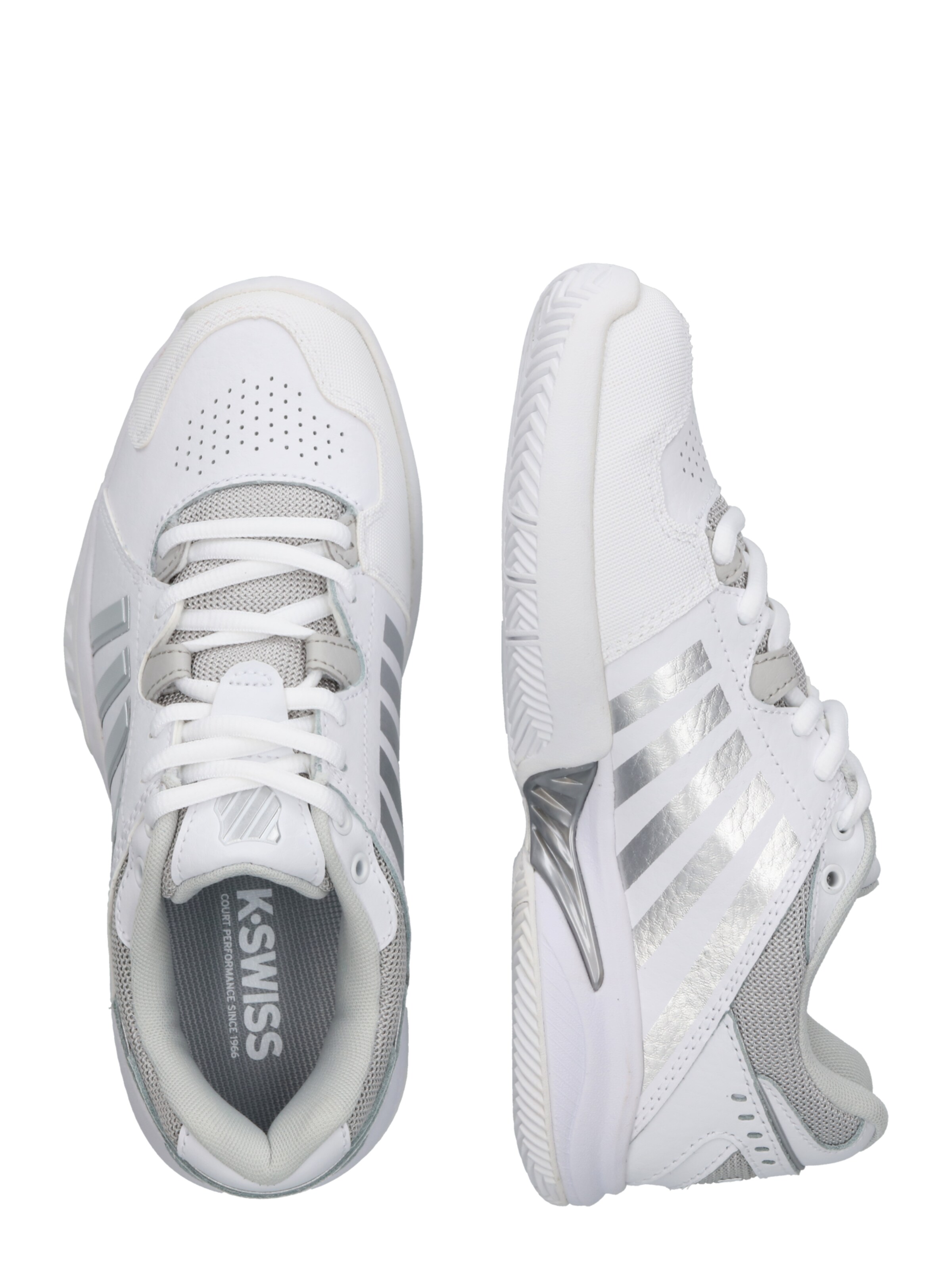 K-Swiss Performance Footwear Spordijalats 'RECEIVER V', värv valge