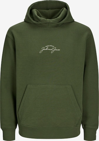 JACK & JONES Sweatshirt in Green: front