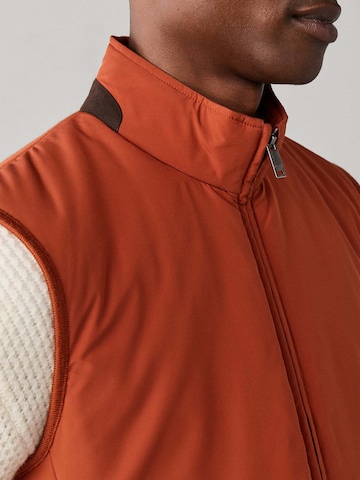 Hackett London Vest 'Windsor' in Orange