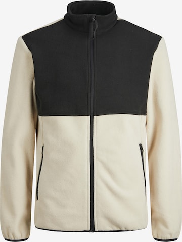 JACK & JONES Fleecejakke 'Hyper' i beige: forside