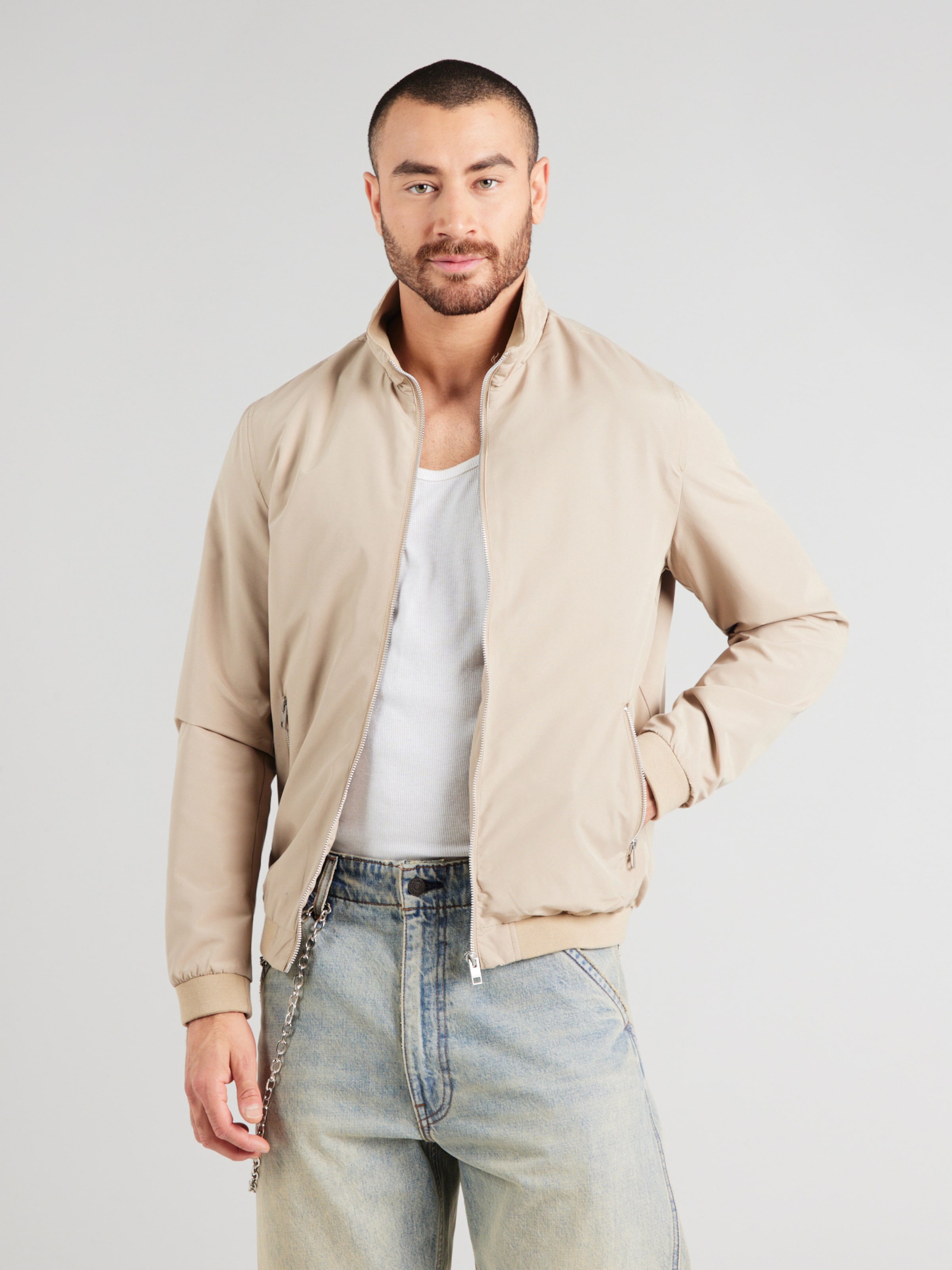 ジャケット・アウター 24SS digne summer jacket cream JACK & JONES Between-Season Jacket 'JJERush' in Sand | ABOUT YOU