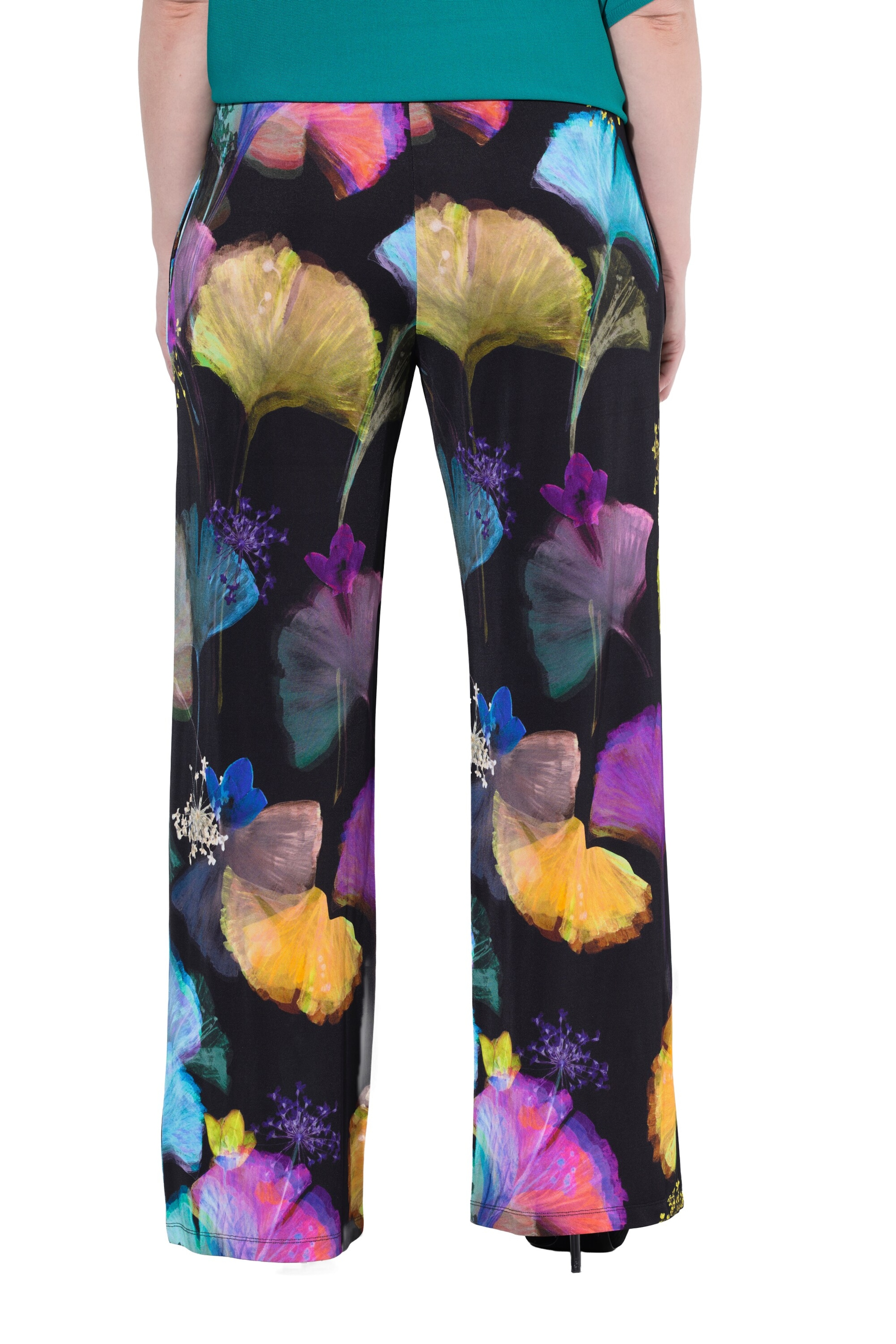 Ulla Popken Regular Hose in Schwarz