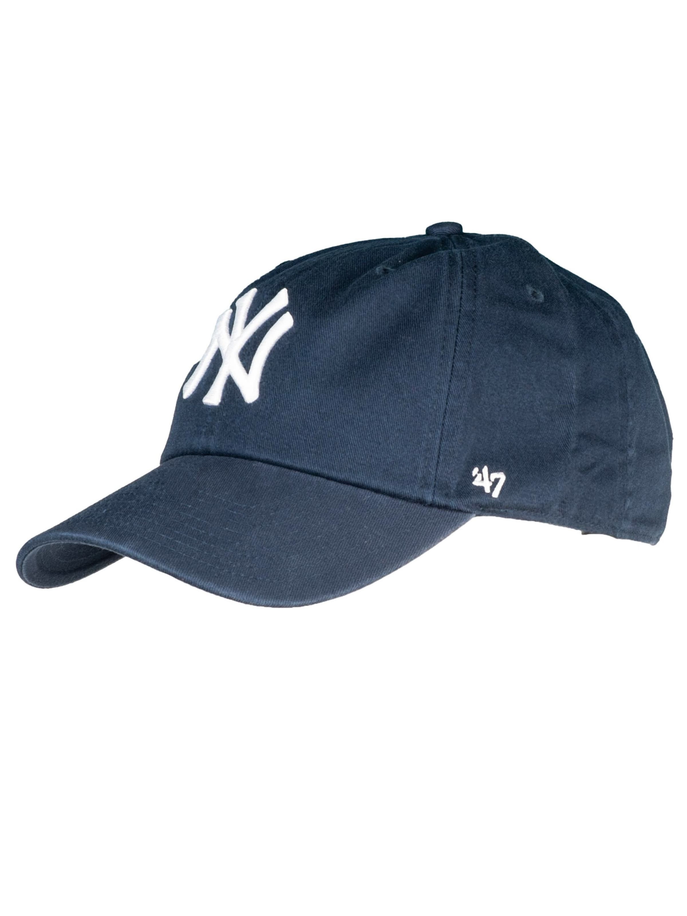 Casquette '47 Brand New York Yankees MLB Clean Up Cap' 47 en bleu : devant