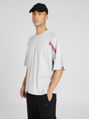 ALPHA INDUSTRIES T-shirt i grå: framsida