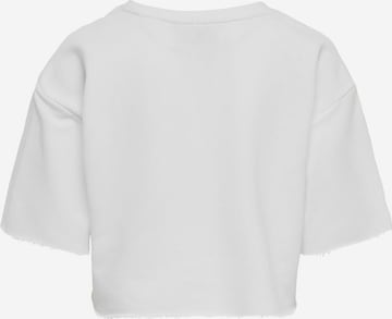 Sweat-shirt 'CINDY' KIDS ONLY en blanc