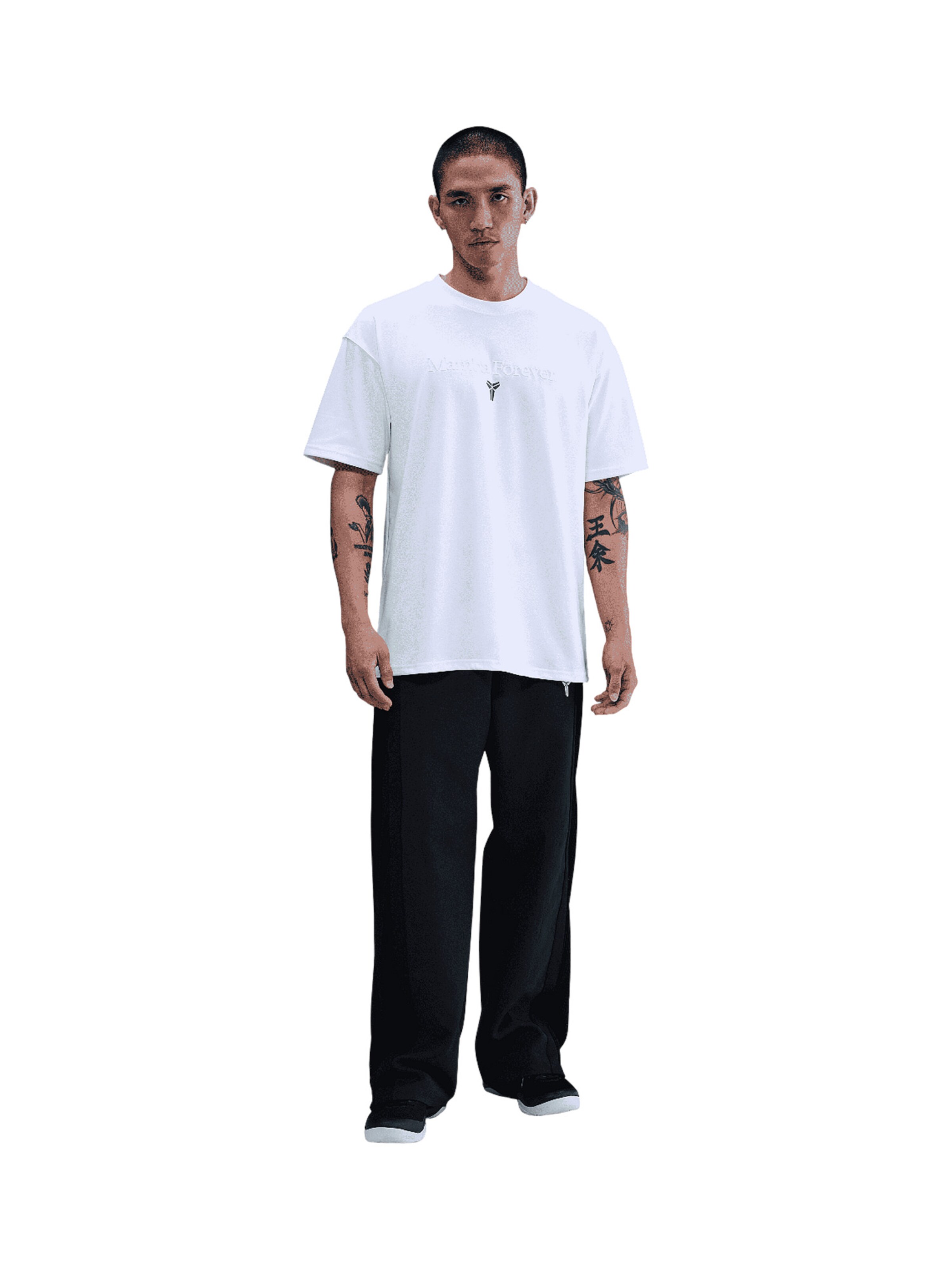 NIKE Performance Shirt 'Kobe M90' in White: front