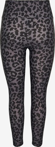 PIECES Regular Leggings 'OLEO' in Grau