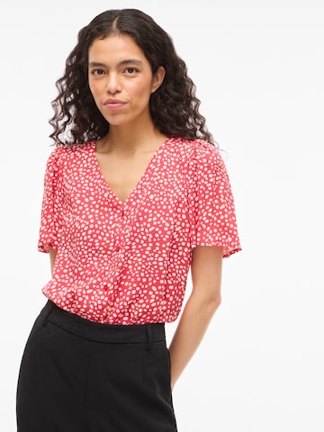 Chemisier 'VIGrace' VILA en rouge