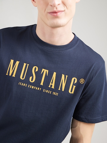 MUSTANG Футболка 'AUSTIN' в Синий