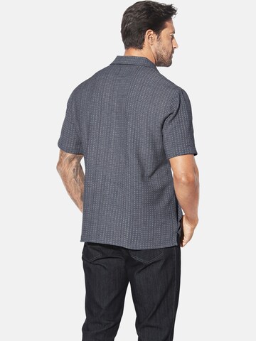 Fit confort Chemise 'Leifbor' Jan Vanderstorm en bleu