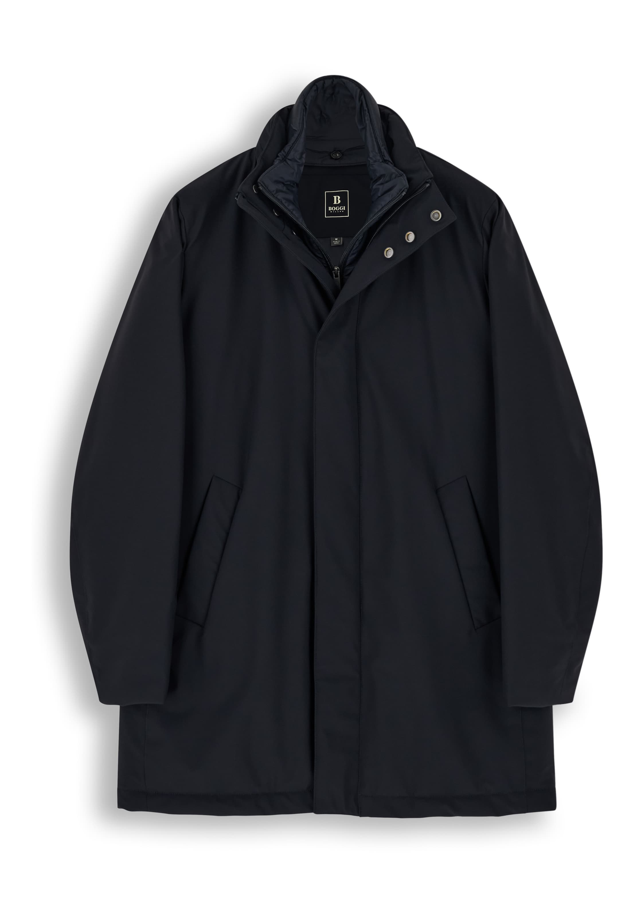Boggi Milano Veste d’hiver en S en noir, Vue avec produit