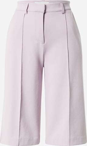 Pantalon 'Monse' ICHI en violet : devant