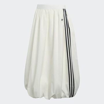 ADIDAS ORIGINALS Юбка 'Balloon Long' в Белый: спереди