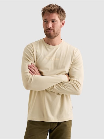 Maglietta 'T-shirt with long sleeves and artwork' di PME Legend in beige: frontale