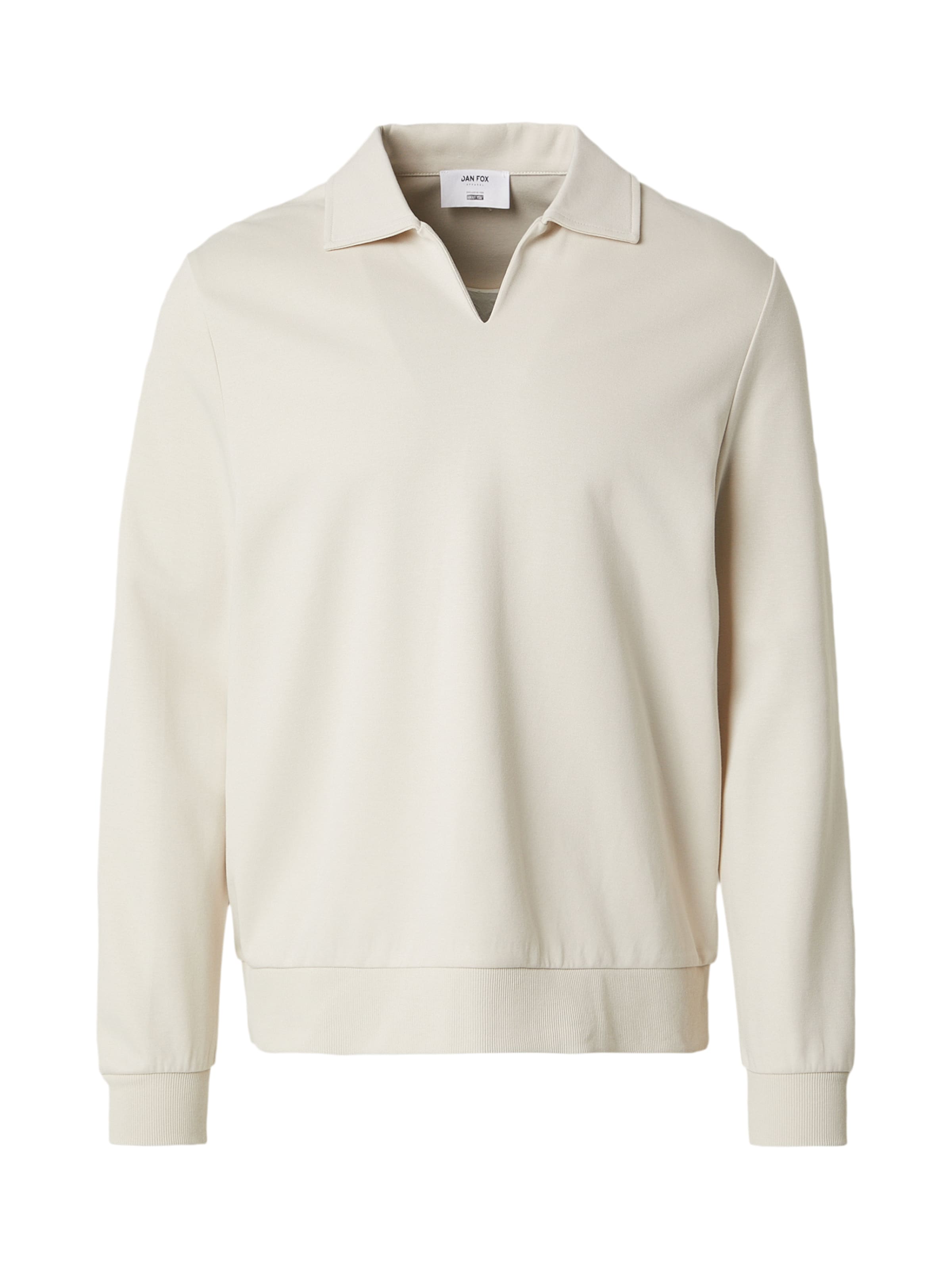 DAN FOX APPAREL Collegepaita 'Bruno' värissä offwhite, Tuotenäkymä